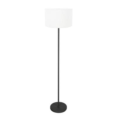 Steinhauer Zwarte vloerlampNoor met witte kap - 4437ZW