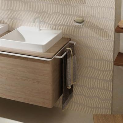 Hansgrohe Xelu Q handdoekrek 90/430, mat wit