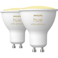 PHILIPS HUE - LED Spot GU10 - White Ambiance - Bluetooth - Duo Pack - thumbnail