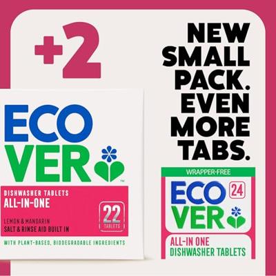 Ecover All-In-One Vaatwastabletten Ecover All-In-One Vaatwastabletten