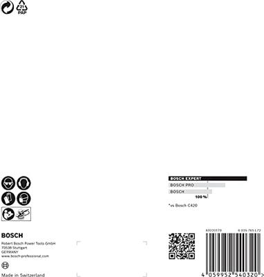 Bosch Accessories EXPERT M480 2608900694 Schuurnet voor excentrische schuurmachine Ongeperforeerd Korrelgrootte (num) 220 (Ø) 150 mm 5 stuk(s)