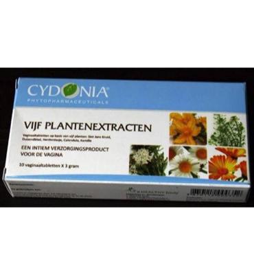 Cydonia Vijf Plantenextracten Vaginaalzetpillen 10st
