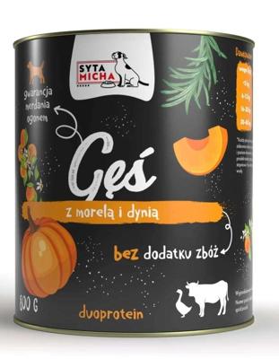SYTA MICHA Goose with apricots and pumpkin - nat hondenvoer - 800g