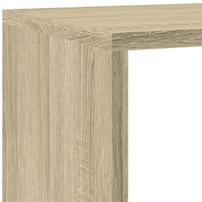 Kamerscherm / boekenkast 143,5x29x143,5 cm hout sonoma eiken