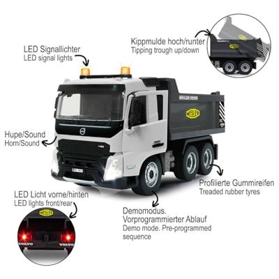 Jamara 1/20 Dump truck Volvo FMX Meiller