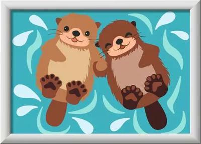 Ravensburger creart schilderen op nummer - otter liefde