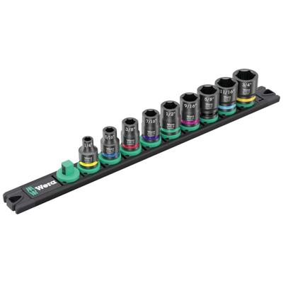 Wera 9608 Nuss-Magnetleiste B Impaktor Imperial 1 05005452001 Dopsleutelset Inch 3/8 10-delig Wera 9608 Nuss-Magnetleiste B Impaktor Imperial 1 05005452001 Dopsleutelset Inch 3/8 10-delig