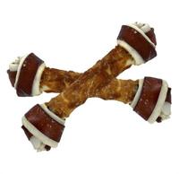Petstyle Living geknoopt bot multicolor met kip - thumbnail