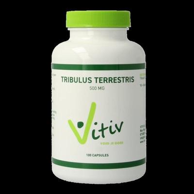 Vitiv Tribulus terrestris 500mg groen 100 Capsules