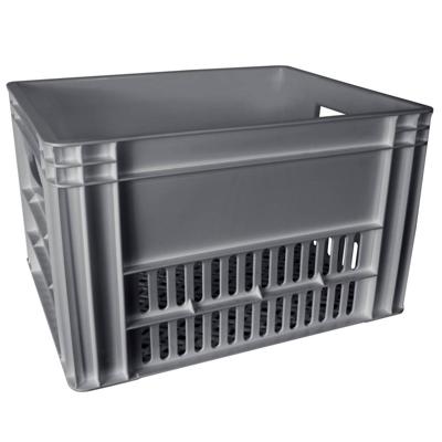 Kunststof Fietskrat Grijs