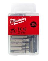 Milwaukee Schroefbits TX 40 x 25 mm - 25 stuks - 4932399600 - thumbnail