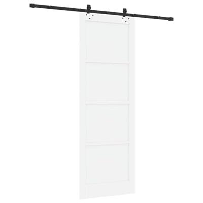 Schuifdeur ORKDAL Wit 83 x 232 cm Massief grenenhout