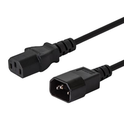Savio CL-99 electriciteitssnoer Zwart 1,2 m C14 stekker C13 stekker