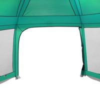 Zwembadtent uitneembare buiten- gaaswanden 618x532 cm zeegroen - thumbnail