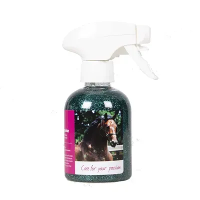 Pagony spray glitter turqoise maat:250