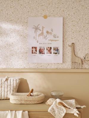 Geboorteposter BABYLON beige