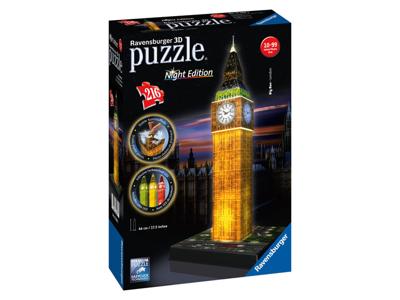 Ravensburger 3D-puzzel night edition (Big Ben) Ravensburger 3D-puzzel night edition (Big Ben)
