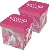 Unicorn Power opbergbox 30 x 30 x 30 cm - thumbnail