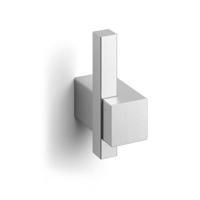 Zack Carvo Handdoekhaak - 7x5cm - enkel - geborsteld RVS 40483 - thumbnail