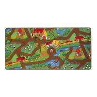 Speelkleed Duoplay Omkeerbaar Stad en Boerderij, 67x100cm - thumbnail