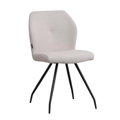 Bronx71 Scandinavische eetkamerstoel Fenris gerecyclede stof grijs -