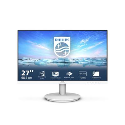 Philips V Line 271V8AW/00 computer monitor 68,6 cm (27") 1920 x 1080 Pixels Full HD LCD Wit Philips V Line 271V8AW/00 computer monitor 68,6 cm (27") 1920 x 1080 Pixels Full HD LCD Wit