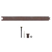 Tussenrail 45cm tbv schuifdeursysteem inclusi - thumbnail