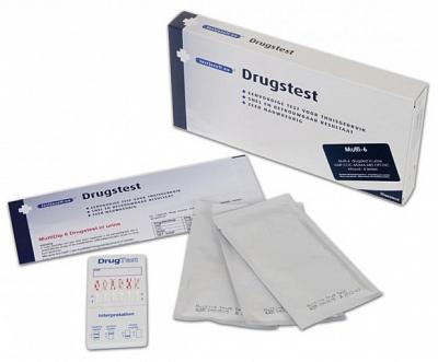 Testjezelf.nu Multidrugtest 6 urine 4 Stuks