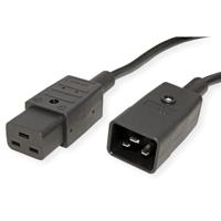 Bachmann 356.1731 Apparaat (koud) Aansluitkabel Zwart 0.5 m - thumbnail