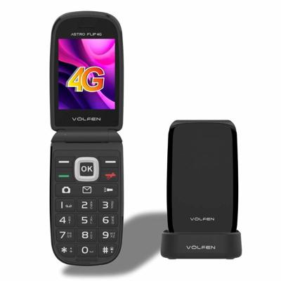 Senioren Telefoon Volfen ASTRO FLIP Zwart 48 MB 2,8" 4G