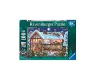 Ravensburger puzzel 100 stukjes Kerstfeest thuis - thumbnail