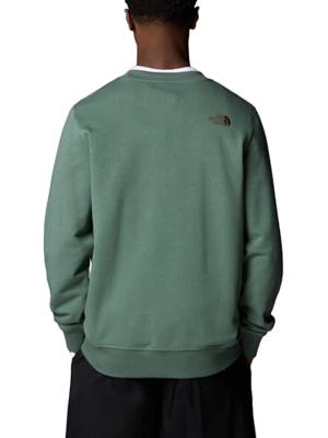 The North Face Drew Peak Light Crew Trui Heren Duck Green/Latte M