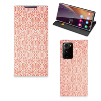 Samsung Galaxy Note 20 Ultra | Hoesje met Magneet | Pattern Orange - thumbnail