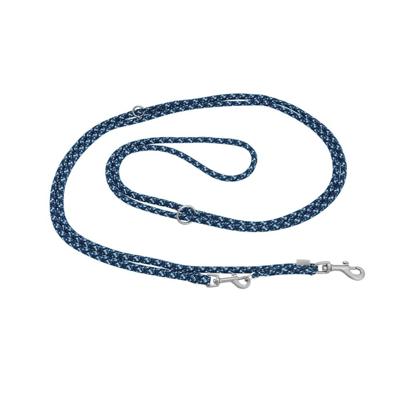 WOLTERS Extra-lange hondenlijn Everest, donkerblauw/lichtblauw, Maat: 300 cm x 9 mm