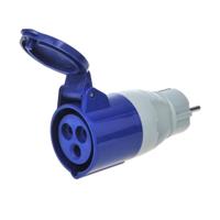 ProPlus Adapter koppeling van Schuko naar CEE - thumbnail