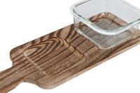 Snackdienblad Home ESPRIT Natuurlijk 320 ml 36 x 11 x 6 cm - thumbnail