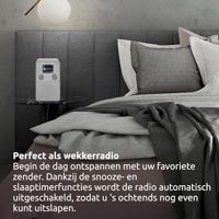TechniSat DIGITRADIO 317 Radio DAB+, FM FM, DAB+, Bluetooth, AUX Wekfunctie Wit - thumbnail