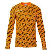 Uhlsport Progressive Keepersshirt Feloranje Zwart - thumbnail