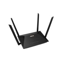 Asus RT-AX1800U WiFi 6 Router Mesh router Zwart - thumbnail