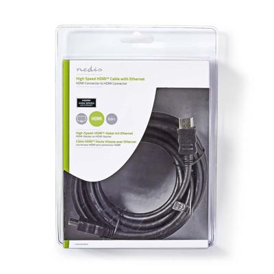 Nedis CVGB34000BK50 High Speed Hdmi-kabel Met Ethernet Hdmi-connector - Hdmi-connector 5,0 M Zwart