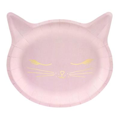 Bordjes Kat roze Cat Collection (6st)