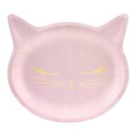 Bordjes Kat roze Cat Collection (6st) - thumbnail