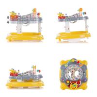 Chipolino Joya Lux 4-in-1 Loopstoel 360° Draaibaar Opvouwbaar Geel - thumbnail