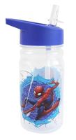 Serviesset - FUN HOUSE - SPIDERMAN - Glas, bord Ø22 cm en Ø16 cm, bestek, waterfles en snackbox - thumbnail