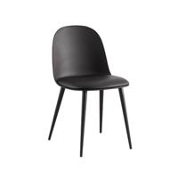Stoel Noelle Zwart - Set van 2 - thumbnail
