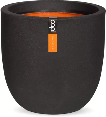 Capi bloempot urban smooth 35x34 cm zwart kbl932
