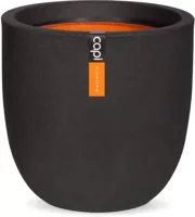 Capi bloempot urban smooth 35x34 cm zwart kbl932 - thumbnail