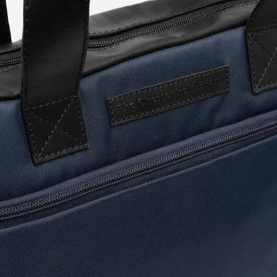 The Chesterfield Brand Narvik - Leren Laptoptas - Navy Blauw