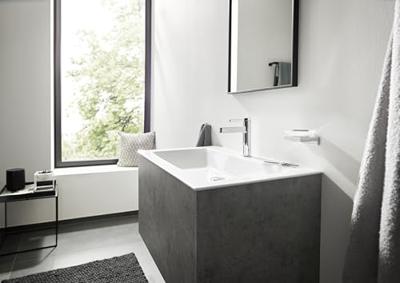 Hansgrohe Wastafelmengkraan Finoris Eengreeps 110 met PushOpen Waste Chroom - thumbnail