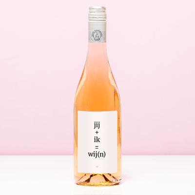 Wijnfles Jij Ik Wij(n) - Rosé (Blush Rosé) Wijnfles Jij Ik Wij(n) - Rosé (Blush Rosé)